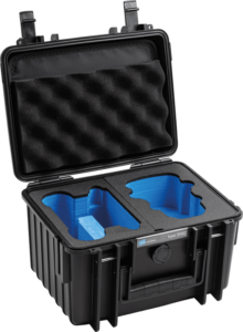 BW Outdoor Cases - Type 2000 for DJI Mini 2/DJI Mini 2 Fly More Combo Black