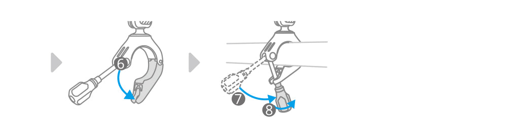 Action Camera Handlebar Mount INSTALLATION 2