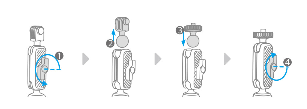 Action Camera Handlebar Mount INSTALLATION 3