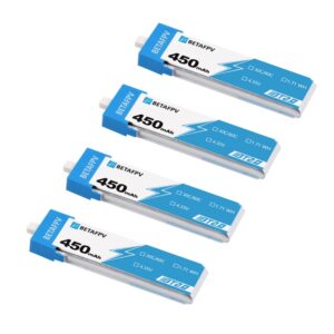 BT2.0 450mAh 1S 30C batteries (4pc)