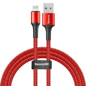 Baseus Halo (USB - Lightning ; 0,50m; red)