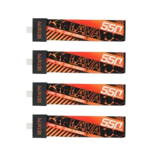 BetaFPV LAVA Series 1S 550mah battery (4pcs)