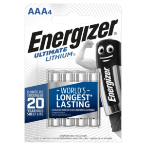 Energizer Ultimate Lithium AAA 4 battery