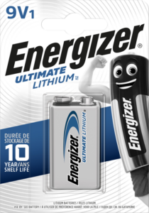 Energizer Ultimate Lithium 9V (1pcs) battery