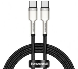 Baseus Cafule Series metāla kabelis USB-C 100W (1m, melns)