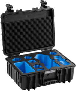 BW Outdoor koferis Type 5000  DJI Mavic 4 Pro dronam / Melns
