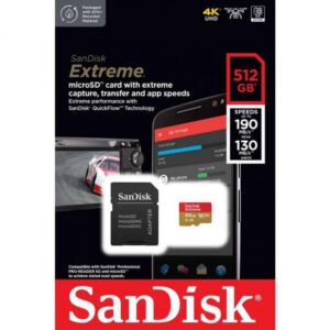 Sandisk Extreme SDXC 512GB atmiņas karte