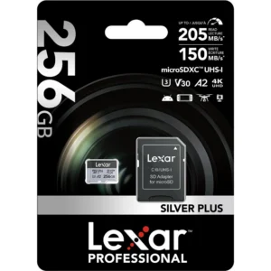 Lexar Memory Micro SDXC 256GB UHS-I LMSSIPL256G-BNANG