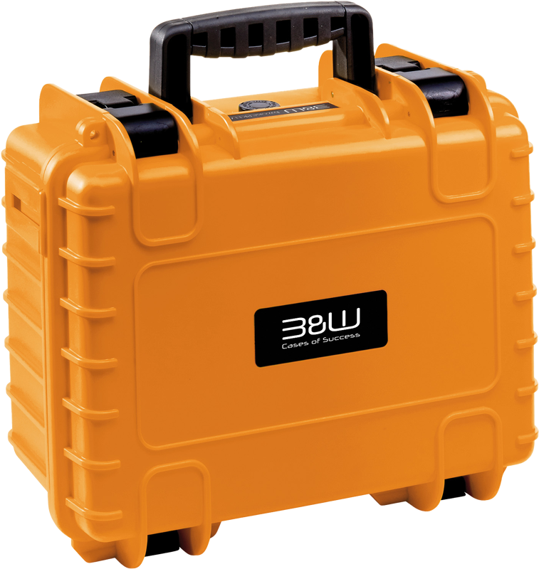 BW Outdoor Cases Type 3000 for DJI Air 3 /Air 3S / Orange